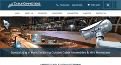 Desktop Screenshot of cable-connections.com